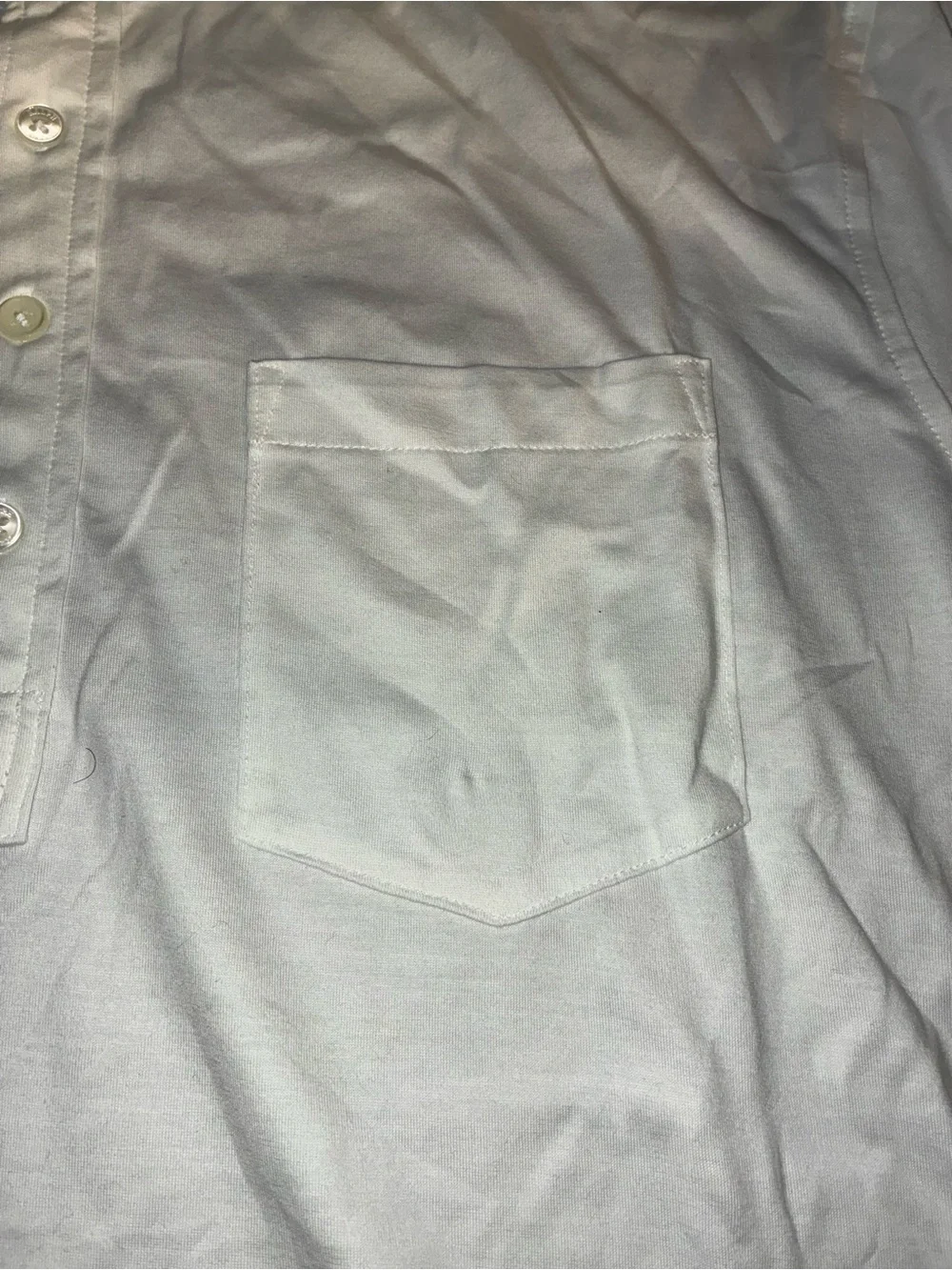 Polo Ralph Lauren White Henley Long-Sleeve Polo Shirt